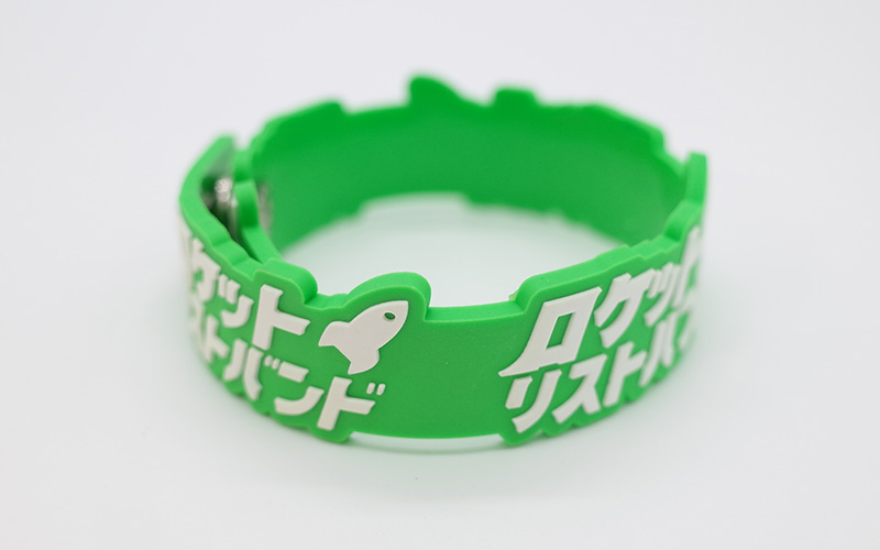 ダイカットPVCラバーバンド(グリーン)