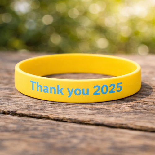 生成AIで作成したシリコンリストバンドのイメージ画像