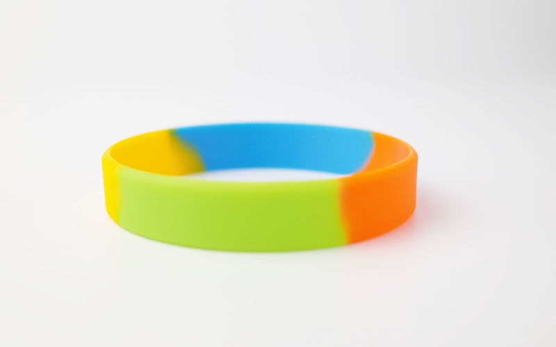 5色カラーのカラフルラバーバンド