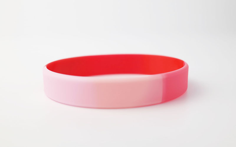 ピンク~赤の6色グラデーション風バンド