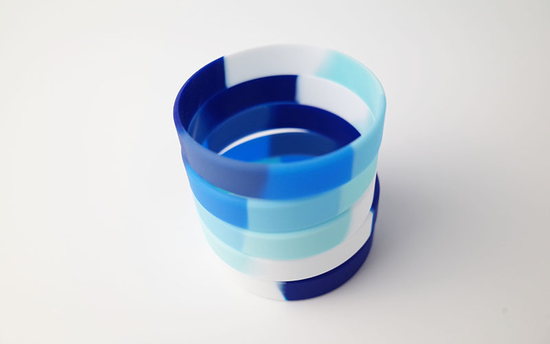 青系シリコンリストバンド