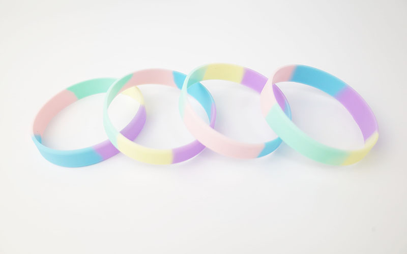 パステルカラーラバーバンド